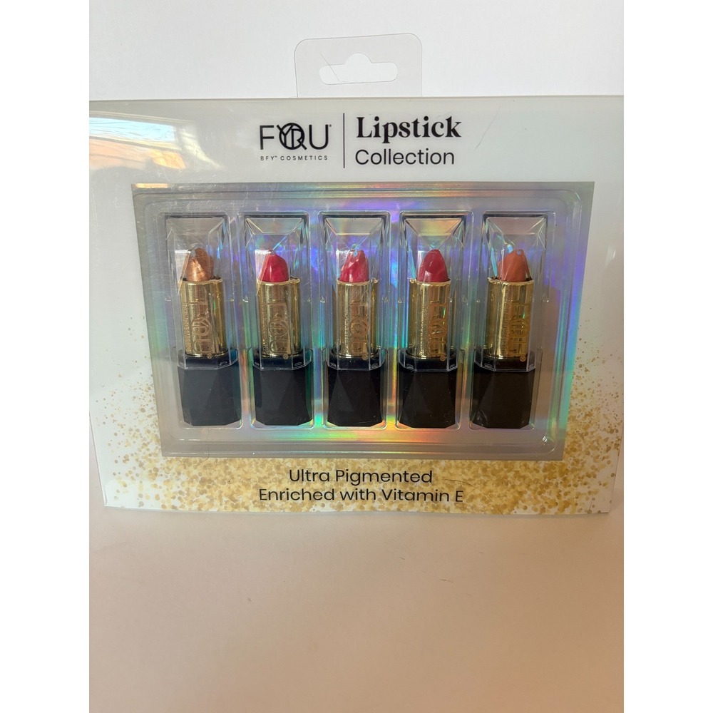 BFY Cosmetics Lipstick Collection 5 Shades Mood Guilt Sass Daring Endless NEW